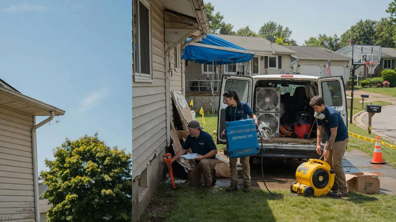 Ceiling Leak Cleanup in Waddington, NY near me
